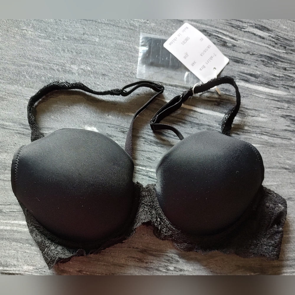 Elegant Black Lace Bra